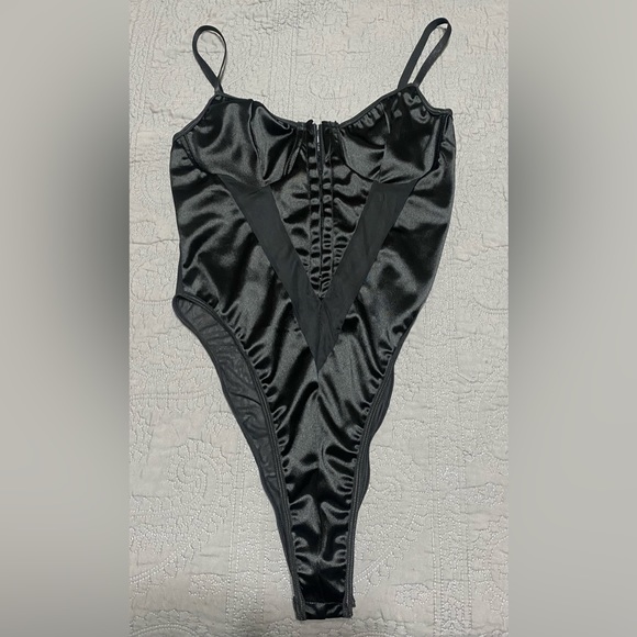 Black Corset Bodysuit - Picture 2 of 4